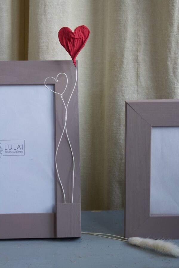 Cornice innamorata grigio - immagine 3
