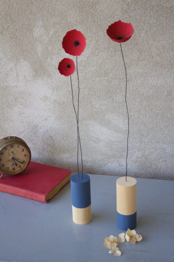 Fiori con base tonda colorata - immagine 5