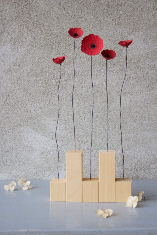 Composizione di fiori di carta - immagine 2