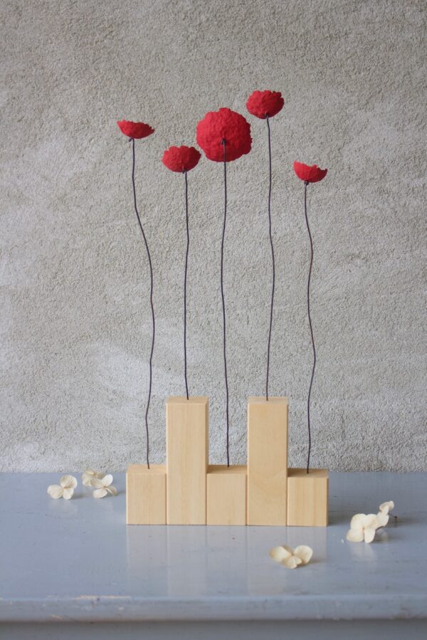 Composizione di fiori di carta - immagine 5