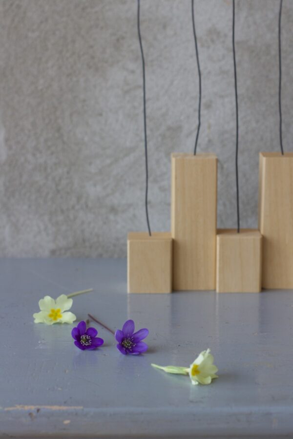 Fiori acquarello-violetto - immagine 3